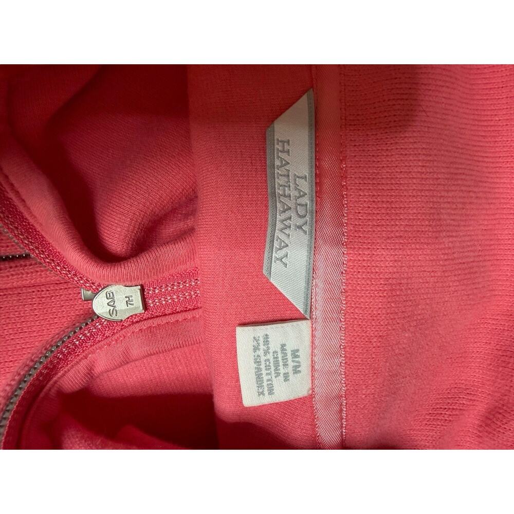 Lady Hathaway Full Zip Collared Sweater size M/M59 - Picture 4 of 8